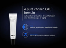 Load image into Gallery viewer, PCA SKIN C&E Strength Max Antioxidant Treatment. A pure vitamin C&E formula on a dark background